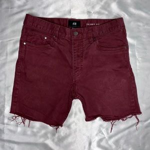 Custom denim cut offs